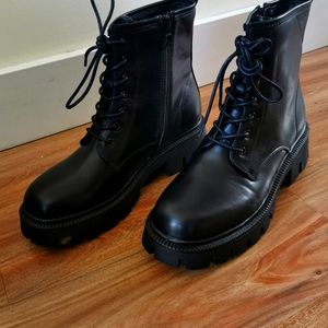 Vegan/Faux Leather Boots